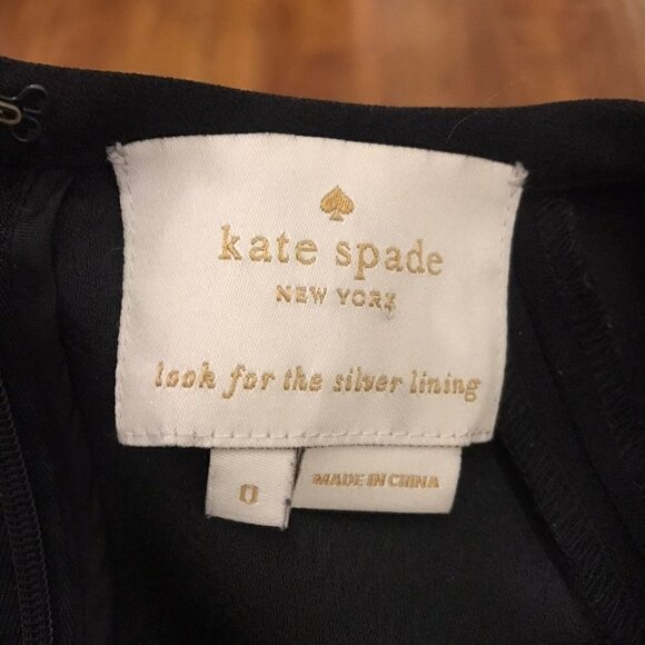 Kate Spade crepe flora lace trin dress - Picture 7 of 8